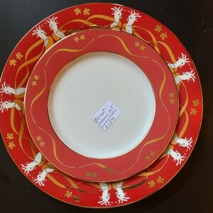 Like New - Vintage Set of Bridget Dobson China in Cocky Twos Pattern